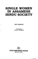 Cover of: Single women in Assamese Hindu society