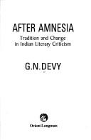 Cover of: After amnesia | G. N. Devy
