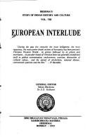 Cover of: European interlude by general editor, S.D. Kulkarni.