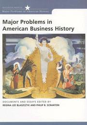 Cover of: Major Problems in American Business History: Documents And Essays (Major Problems in American History)