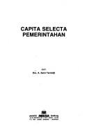 Capita selecta pemerintahan by A. Zaini Tarmidji