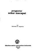 Pengantar sekar macapat by Karsono H. Saputra