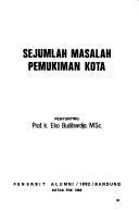 Sejumlah masalah pemukiman kota by Eko Budihardjo