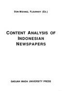 Cover of: Content analysis of Indonesian newspapers
