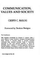 Cover of: Communication, values, and society