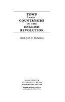 Cover of: Town and countryside in the English Revolution
