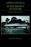 In the society of nature by Philippe Descola