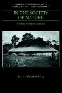 Cover of: In the society of nature by Philippe Descola