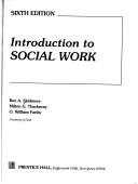 Cover of: Introduction to social work by Rex Austin Skidmore