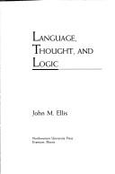 Cover of: Language, thought, and logic