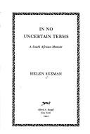 Cover of: In no uncertain terms: a South African memoir