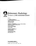 Cover of: Pulmonary radiology