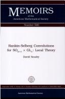 Cover of: Rankin-Selberg convolutions for SO2l+1 x GLn: local theory