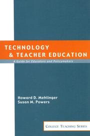 Cover of: Technology & teacher education: a guide for educators and policymakers