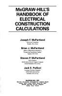 Cover of: McGraw-Hill's handbook of electrical construction calculations