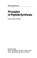 Cover of: Principles of peptide synthesis