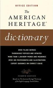 Cover of: The American Heritage Dictionaries, 4th Edition, OFFICE Edition