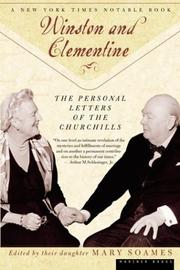 Cover of: Winston and Clementine: The Personal Letters of the Churchills