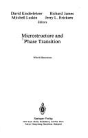 Cover of: Microstructure and phase transition