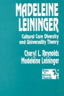 Cover of: Madeleine Leininger by Cheryl L. Reynolds