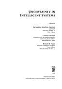 Cover of: Uncertainty in intelligent systems
