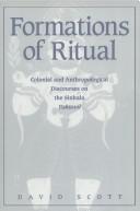 Cover of: Formations of ritual by Scott, David