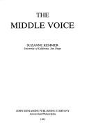 The middle voice by Suzanne Kemmer