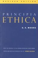 Cover of: Principia ethica by George Edward Moore