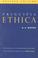Cover of: Principia ethica