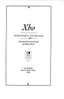 Cover of: Xbo