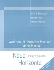 Cover of: Neue Horizonte: A Brief Course WORKBOOK / LAB MANUAL / VIDEO MANUAL