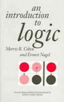 Cover of: An introduction to logic by Morris Raphael Cohen
