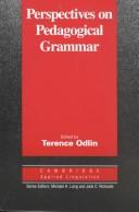 Cover of: Perspectives on pedagogical grammar