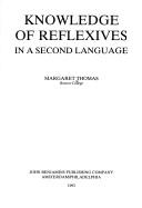 Cover of: Knowledge of reflexives in a second language