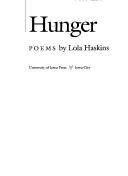 Cover of: Hunger by Lola Haskins