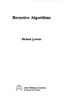 Cover of: Recursive algorithms by Richard Lorentz
