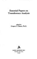 Cover of: Essential papers on transference analysis