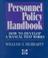 Cover of: Personnel policy handbook