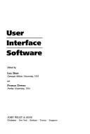Cover of: User interface software