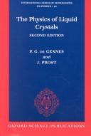 The physics of liquid crystals by Pierre Gilles de Gennes