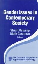 Cover of: Gender issues in contemporary society by Claremont Symposium on Applied Social Psychology (1992)