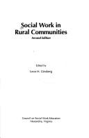 Cover of: Social work in rural communities