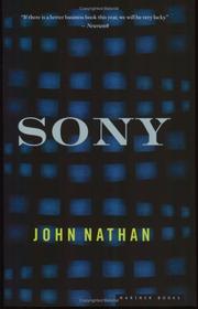 Cover of: Sony by John Nathan