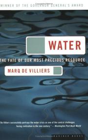 Cover of: Water by Marq De Villiers