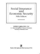Cover of: Social insurance and economic security by George E. Rejda