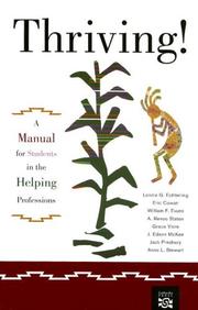 Cover of: Thriving!: A Manual for Students in the Helping Professions
