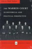 Cover of: The Warren court in historical and political perspective