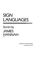 Cover of: Sign languages by James Hannah