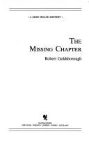 Cover of: The missing chapter