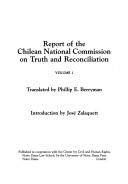 Cover of: Report of the Chilean National Commission on Truth and Reconciliation